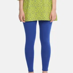 Dollar Missy Blue Cotton Leggings-image-62