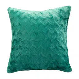Home4U Sea Green Velvet Cushion Cover-image-52