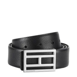 Tommy Hilfiger Shoshone Black Leather Reversible Belt for Men-19
