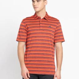 adidas Collegiate Navy & Bright Red Regular Fit Striped Sports Polo T-Shirt-image-38