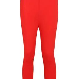 Jockey Kids Red Solid Leggings-image-106