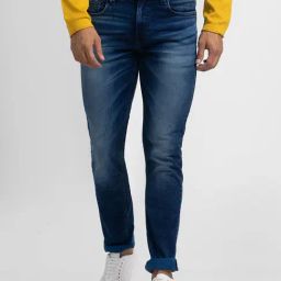 Spykar Blue Regular Fit Jeans-image-97