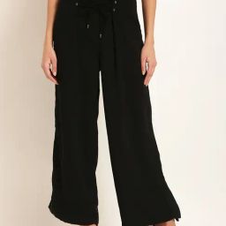 Rare Black Mid Rise Culottes-image-46