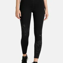 Puma Black Slim Fit Performance Running Tights-image-17