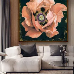 The Art House Abstract Multicolor Canvas Painting-48