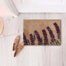 Saral Home Beige Polypropylene Antiskid & Washable Bath Mat - Set of 2-2