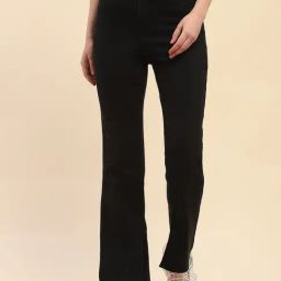 Camla Black Cotton Straight Fit Mid Rise Jeans-image-72