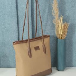 Metro Beige Medium Tote Bag-47