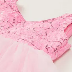 TILISM Embellished Net Fit & Flare Maxi Dress image 5