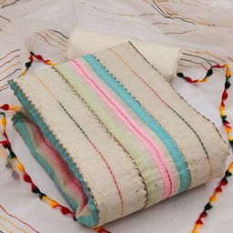 SAINOOR Embroidered Semi-Stitched Dress Material-image-16