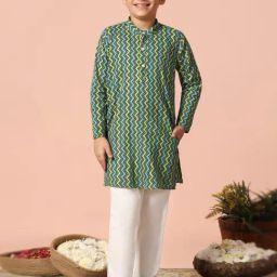 Fashion Dream Boys Multi Color Printed Kurta and Pyjama-picture-45