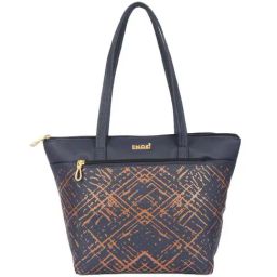 Enoki by Baggit Sacks Blue Printed Medium Shoulder Handbag-image-78