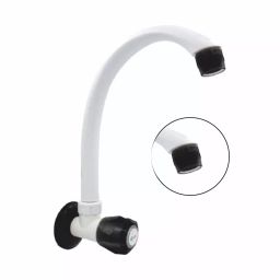 APL Apollo TP256 Spark Sink Cock (W/M) White & Black image 3