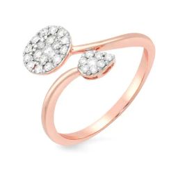 Malabar Gold and Diamonds 18k Rose Diamond Ring for Women-image-46