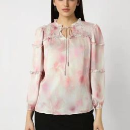 Van Heusen Pink Ombre Pattern Top-image-40