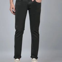 Crimsoune Club Black Blended Slim Solid Jeans-image-93