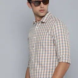 Flying Machine Slim Fit Checked Pure Cotton Casual Shirt-picture-13
