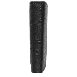 Eske Black Textured Bi-Fold Wallet for Men image 3