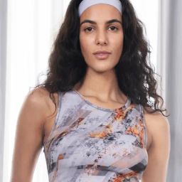 Soie Multicolour Printed Crop Top-63