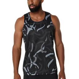 Asics Men's Performance Black Road All Over Print Singlet-picture-19