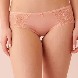 La Vie en Rose Self Design Lace Bikini Briefs-image-33