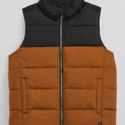 GAP Boys Brown Polyester Colourblocked Jacket-image-24