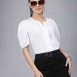 Style Quotient White Regular Fit Top-image-98