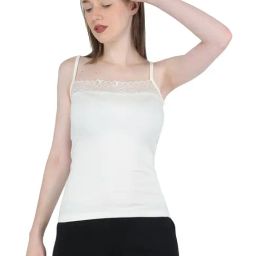 Monte Carlo Off White Cotton Camisole-image-10