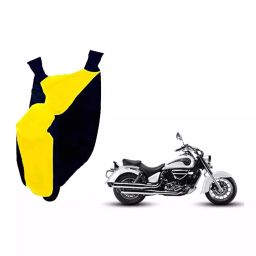 Auto Pearl Waterproof Two Wheeler Cover For Hyosung ST7 (Yellow & Blue)-image-23