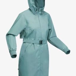 Quechua By Decathlon Turquoise Regular Fit Hiking Jacket-image-57