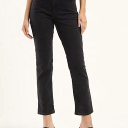 Levi's 724 Black Cotton Slim Fit Jeans-image-35