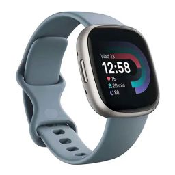 Fitbit Versa 4 Fitness Watch (Waterfall Blue / Platinum Aluminium)-image-17