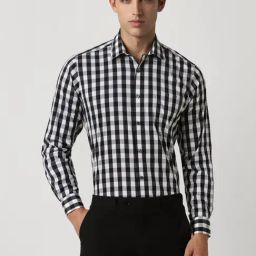 Van Heusen Multi Regular Fit Checks Shirt-image-5