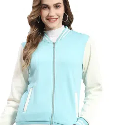 Monte Carlo Green & Off White Regular Fit Sweatshirt-picture-1
