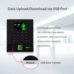 ZKTeco Fingerprint Attendance Machine with Wi-Fi and USB Port- WL20 image 3