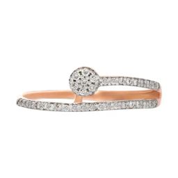Bhima Jewels 18k (750) Rose Gold Diamond Ring for Women-picture-20