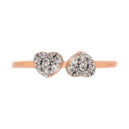 Bhima Jewels 18k (750) Rose Gold Diamond Ring for Women-picture-25