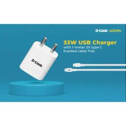 D-Link 33W Dual Port Fast Charger Type-C & Usb-A image 2