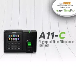 ZKTeco Fingerprint Time Attendance Terminal with 3-inch Display Screen Black- A-11C image 2