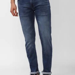 Peter England Jeans Navy Slim Fit Jeans-picture-12