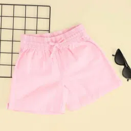 Pantaloons Junior Girls Prism Pink Shorts-picture-42