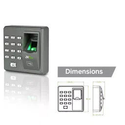 ZKTeco Fingerprint Access Control Machine with Fingerprint Access and Card Access- X7 image 5