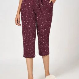 Dreamz By Pantaloons Red Cotton Comfort Fit Print Capris-image-9