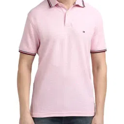 Tommy Hilfiger Pink Regular Fit Polo T-Shirt-picture-26