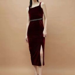 Code by Lifestyle Red Bodycon Dress-image-5