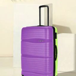Nasher Miles Nicobar Hard-Sided Polypropylene Check-in Purple and Green 28 inch |75cm Trolley Bag-40