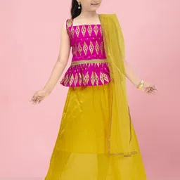 BAESD Girls Ready to Wear Lehenga & Blouse With Dupatta-image-9