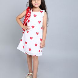 Pink Chick Print Ruffled A-Line Dress-picture-32