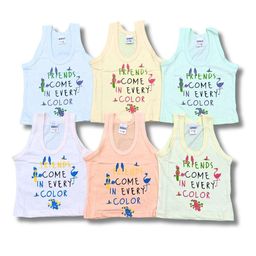 SUNUO Kids Pack Of 6 Printed Vests-image-31
