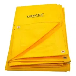 Mipatex 40ftx12ft 150 GSM HDPE Waterproof Tarpaulin Sheet Yellow-image-51